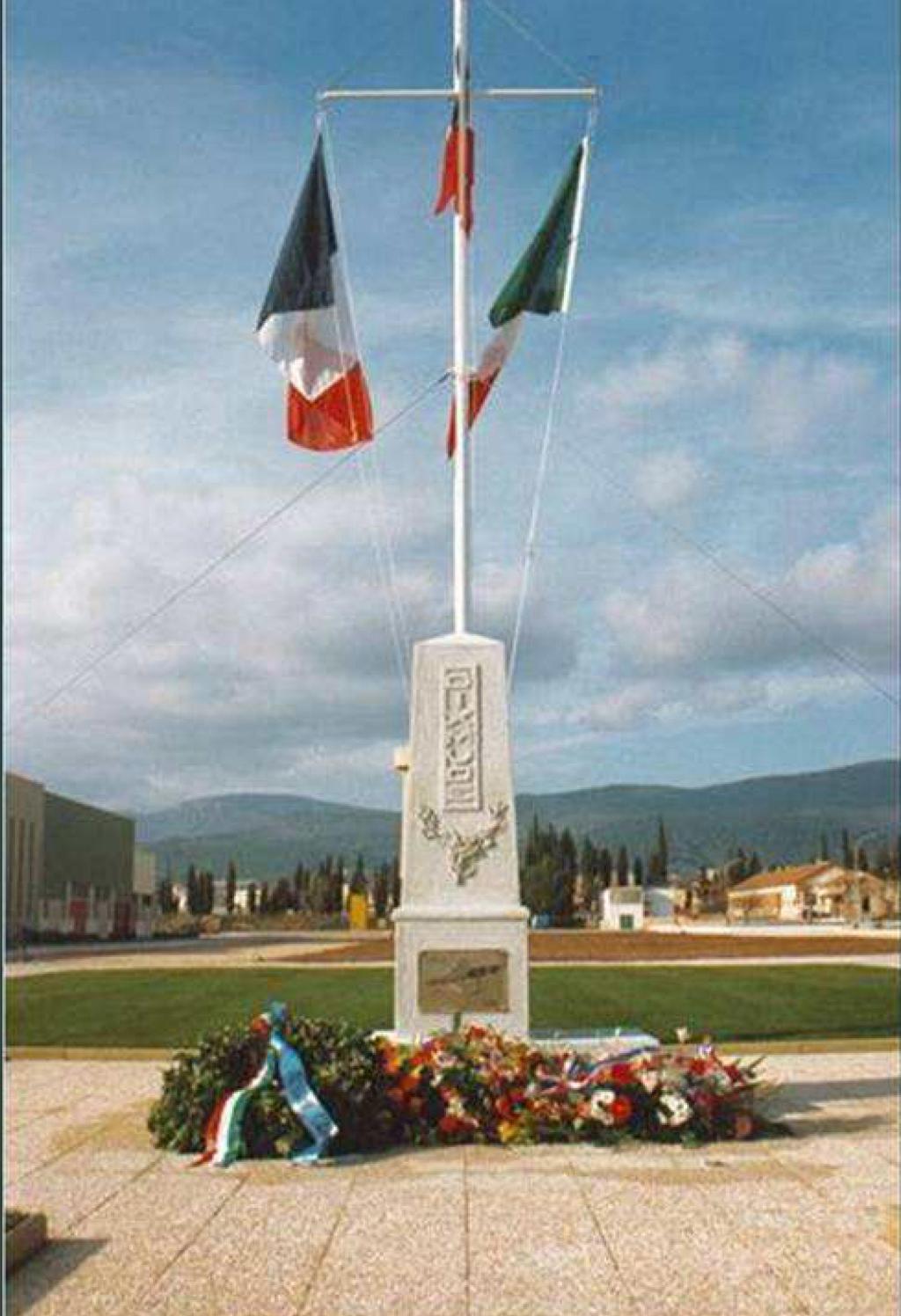 Dixmude memorial located on Base Aeronavale Cuers-Pierrefeu